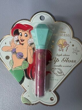 Disney Princess Ariel Lip Gloss high shine mauve vanilla scented mermaid classy